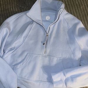 Lululemon scuba Half zip crop